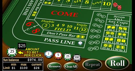 Craps Pass Line Bet Explained.
